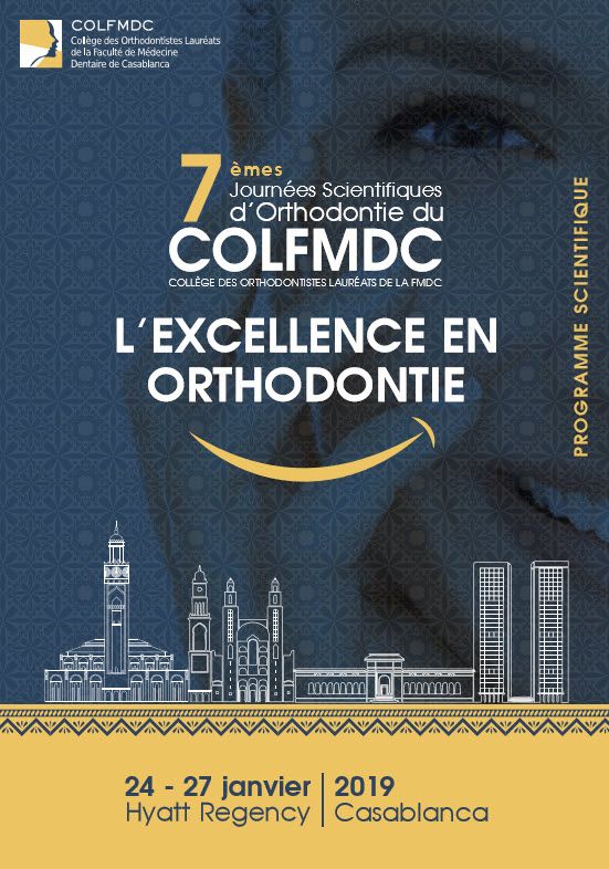 7èmes Journées Scientifiques d’Orthodontie du COLFMDC 2019