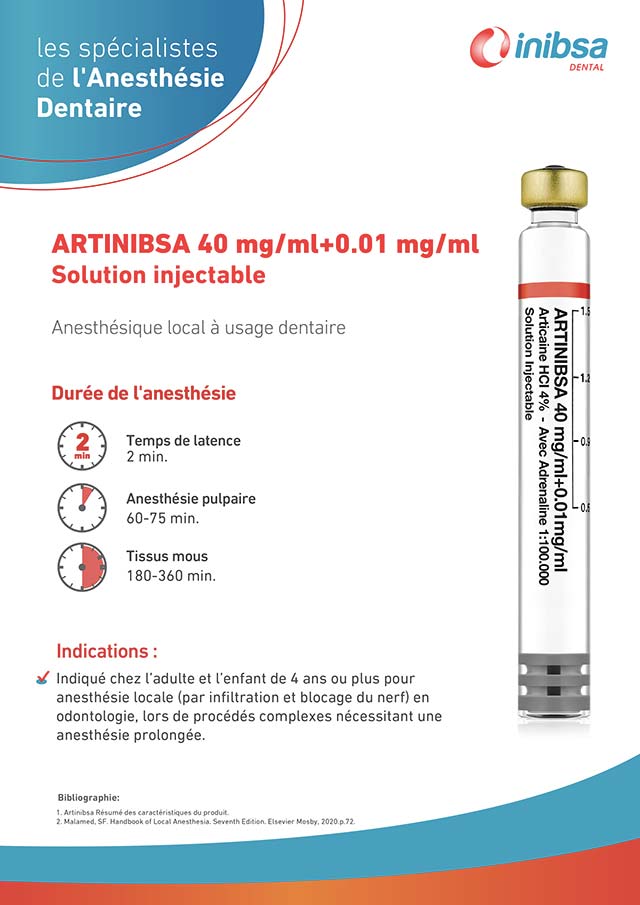 ARTINIBSA 40mg/ml | Nouveauté