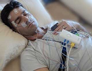 Polysomnogramme (PSG) mesure l'apnée du sommeil